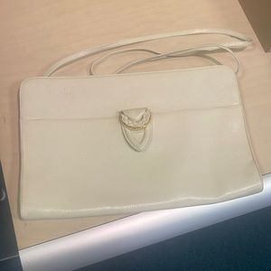 Women’s Rodo Cream Pebble Grain Leather Handbag